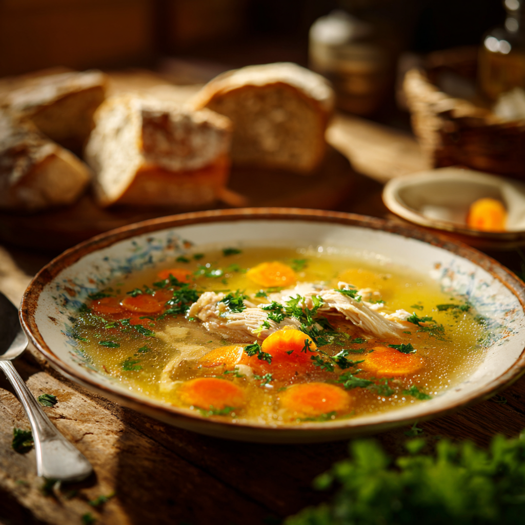bone broth soup recipe chicken