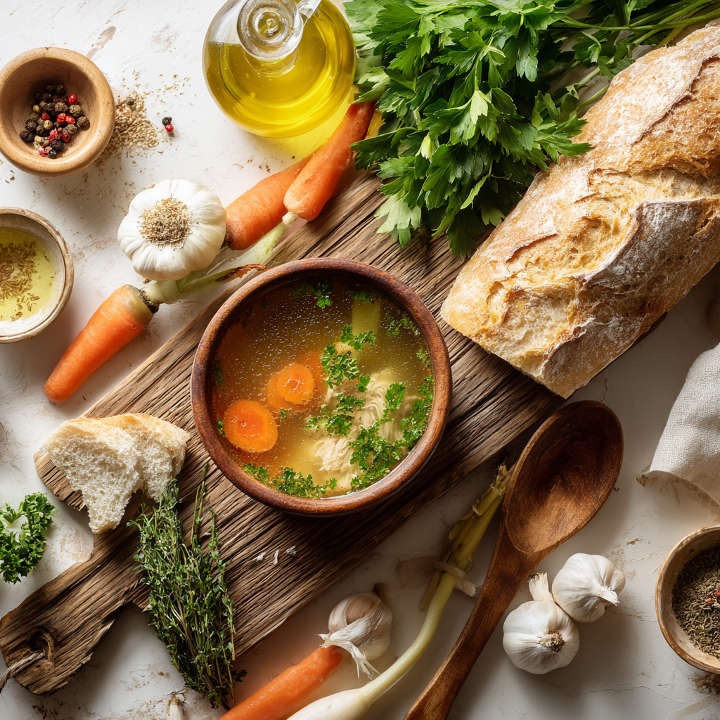 bone broth soup recipe chicken