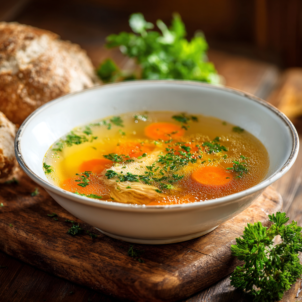 bone broth soup recipe chicken