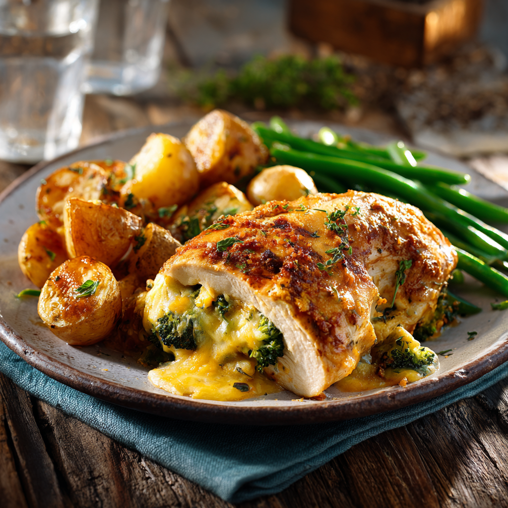 broccoli cheese stuffed chicken breast recipe
