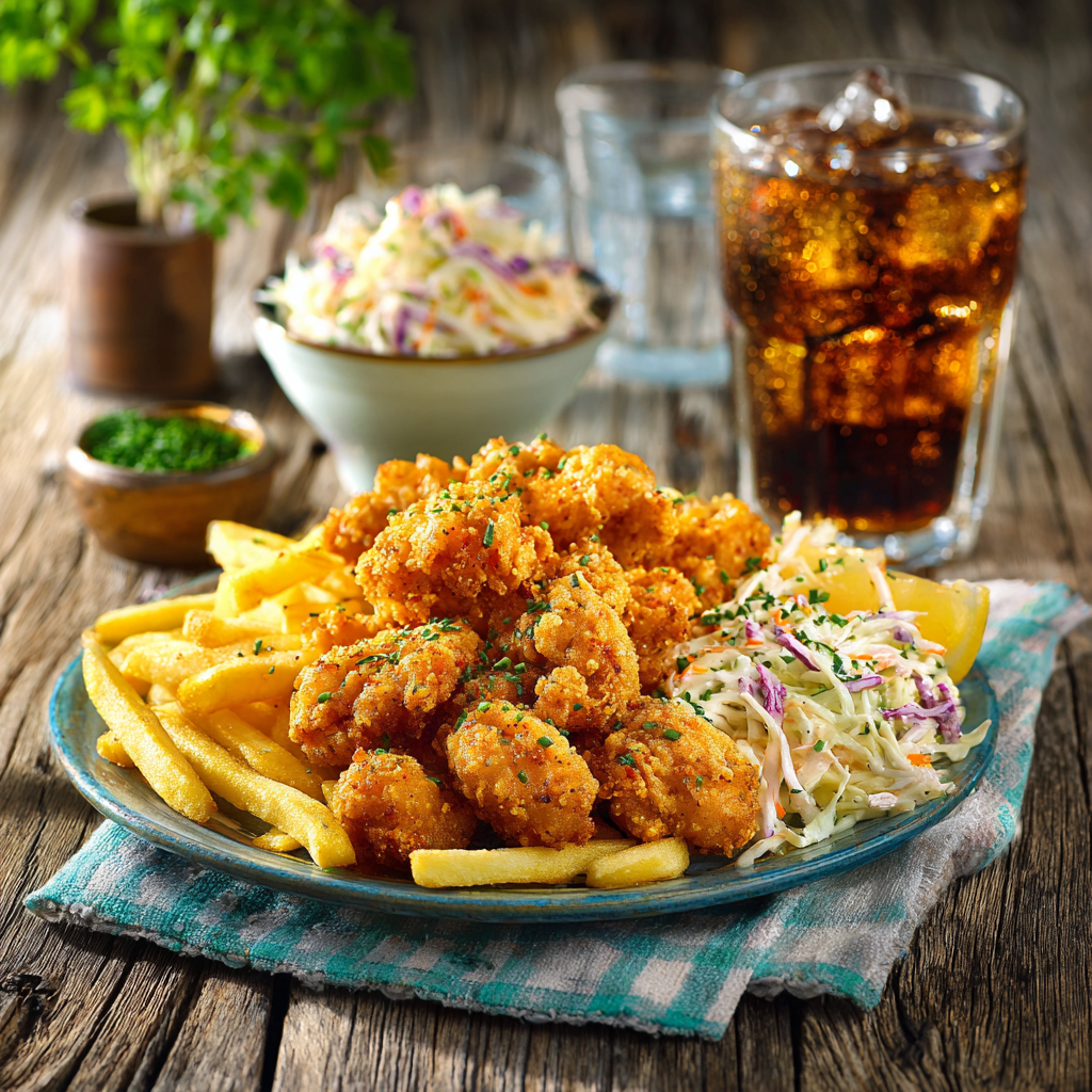 dinner ideas with popcorn chicken