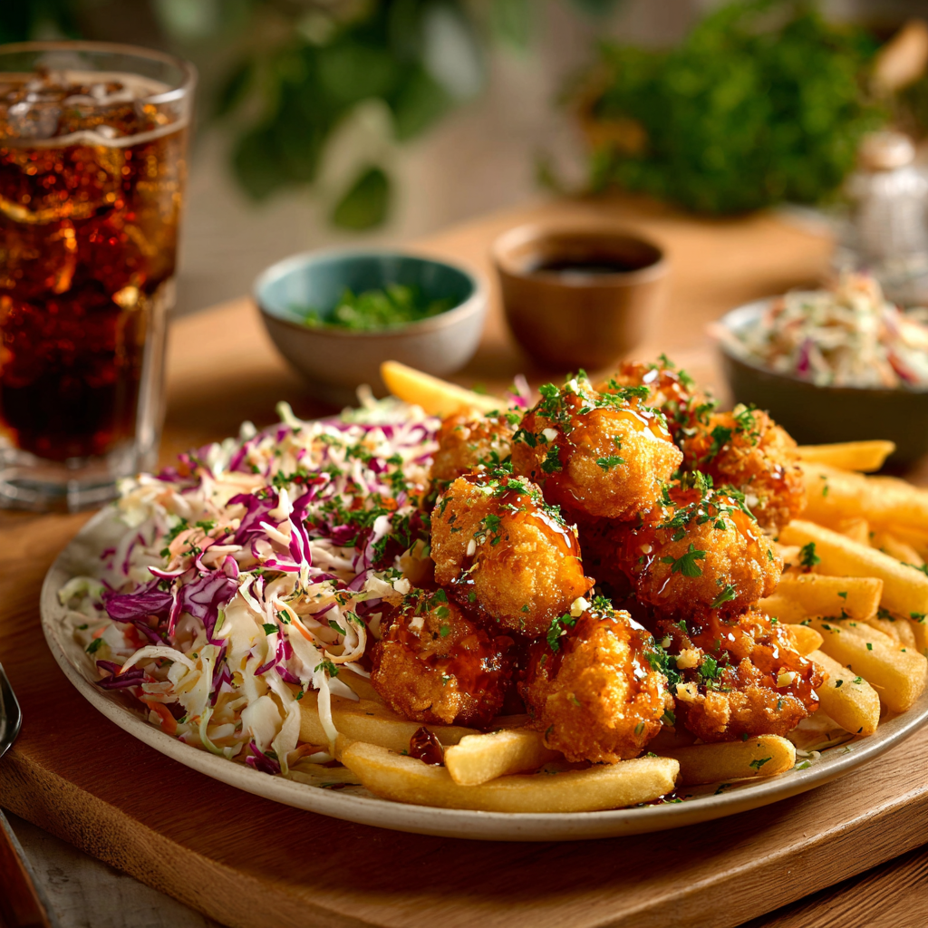 dinner ideas with popcorn chicken