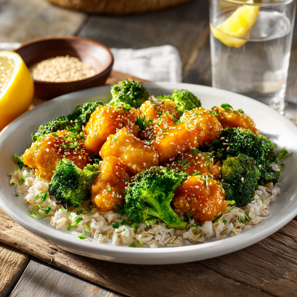easy orange chicken recipe 3 ingredients