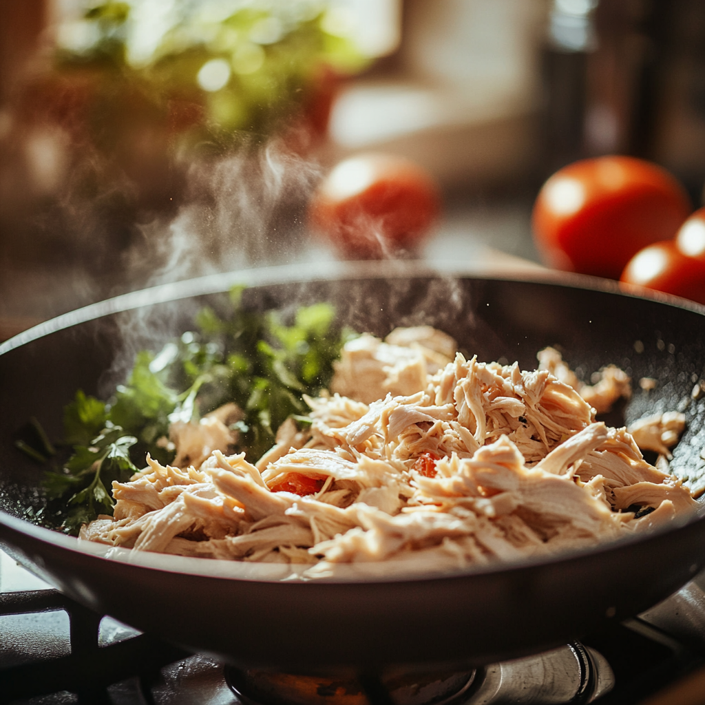 healthy shredded chicken recipes