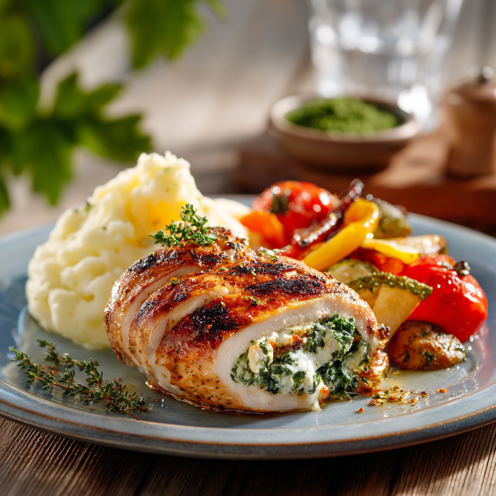 stuffed chicken breast on the grill recipes