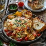 cheesy mozzarella chicken bake