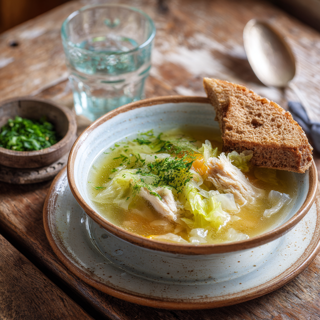 chicken cabbage soup recipe