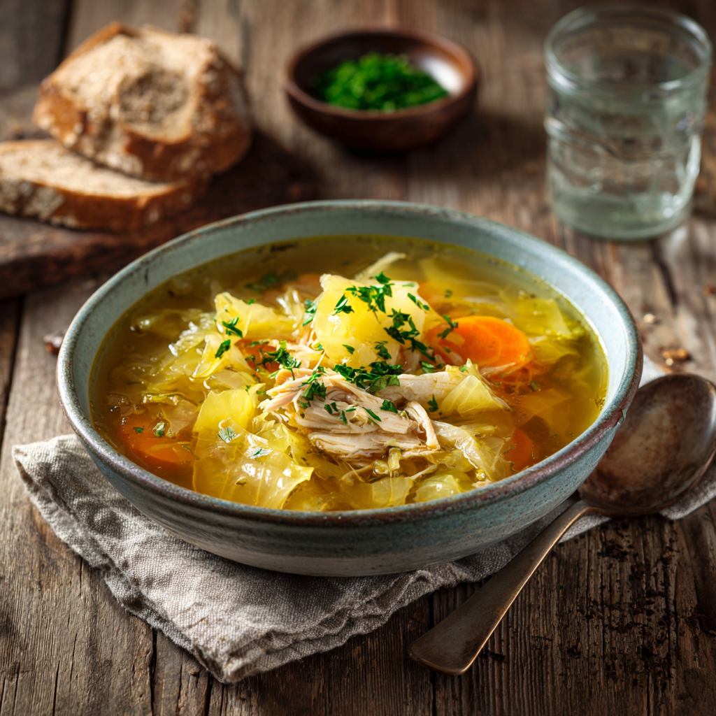 chicken cabbage soup recipe