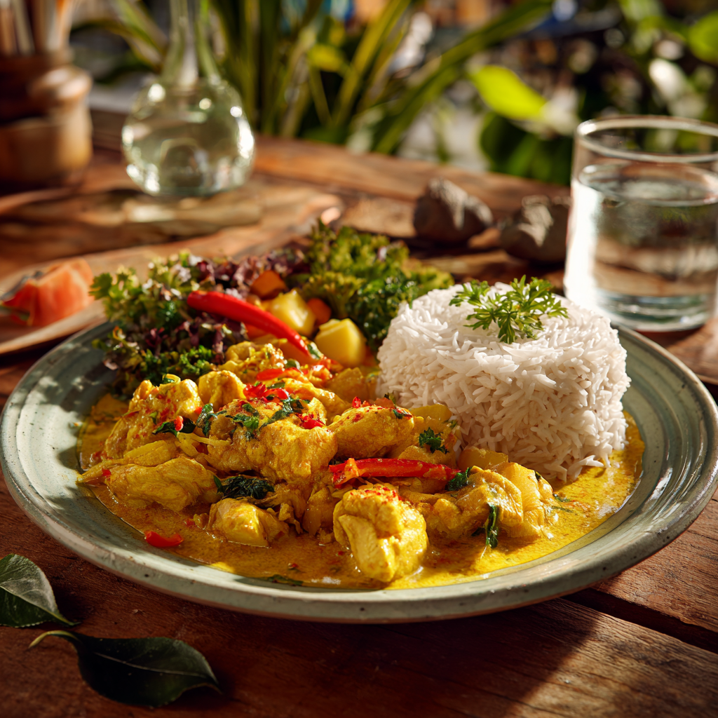 chicken curry recipe without coconut milk