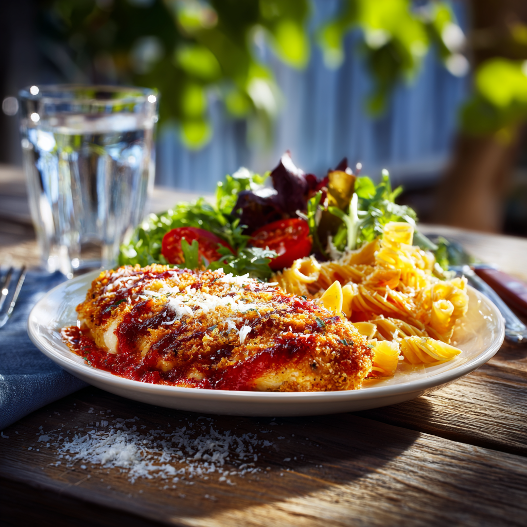easy chicken parmesan recipe without breadcrumbs