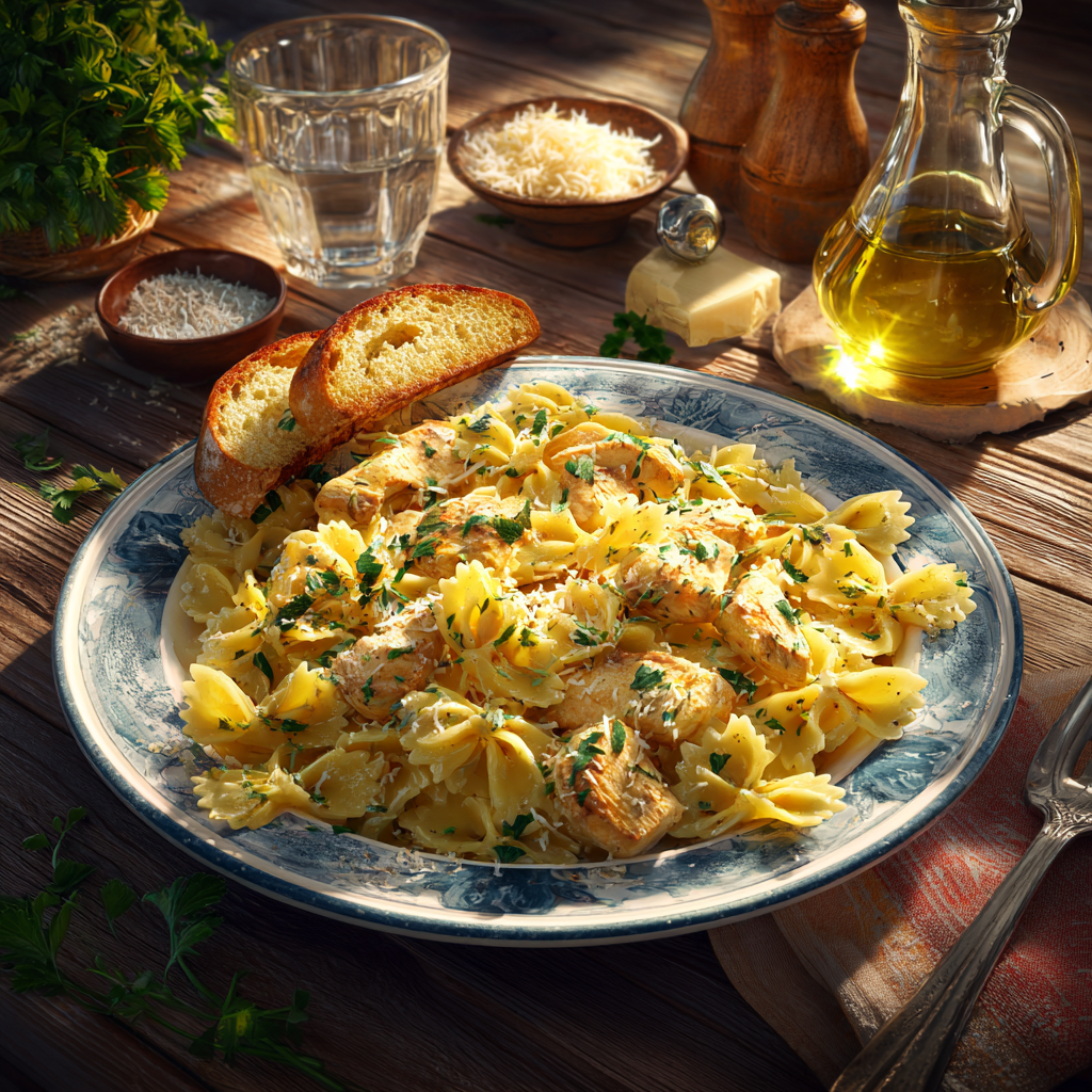 easy chicken pasta recipes no cream