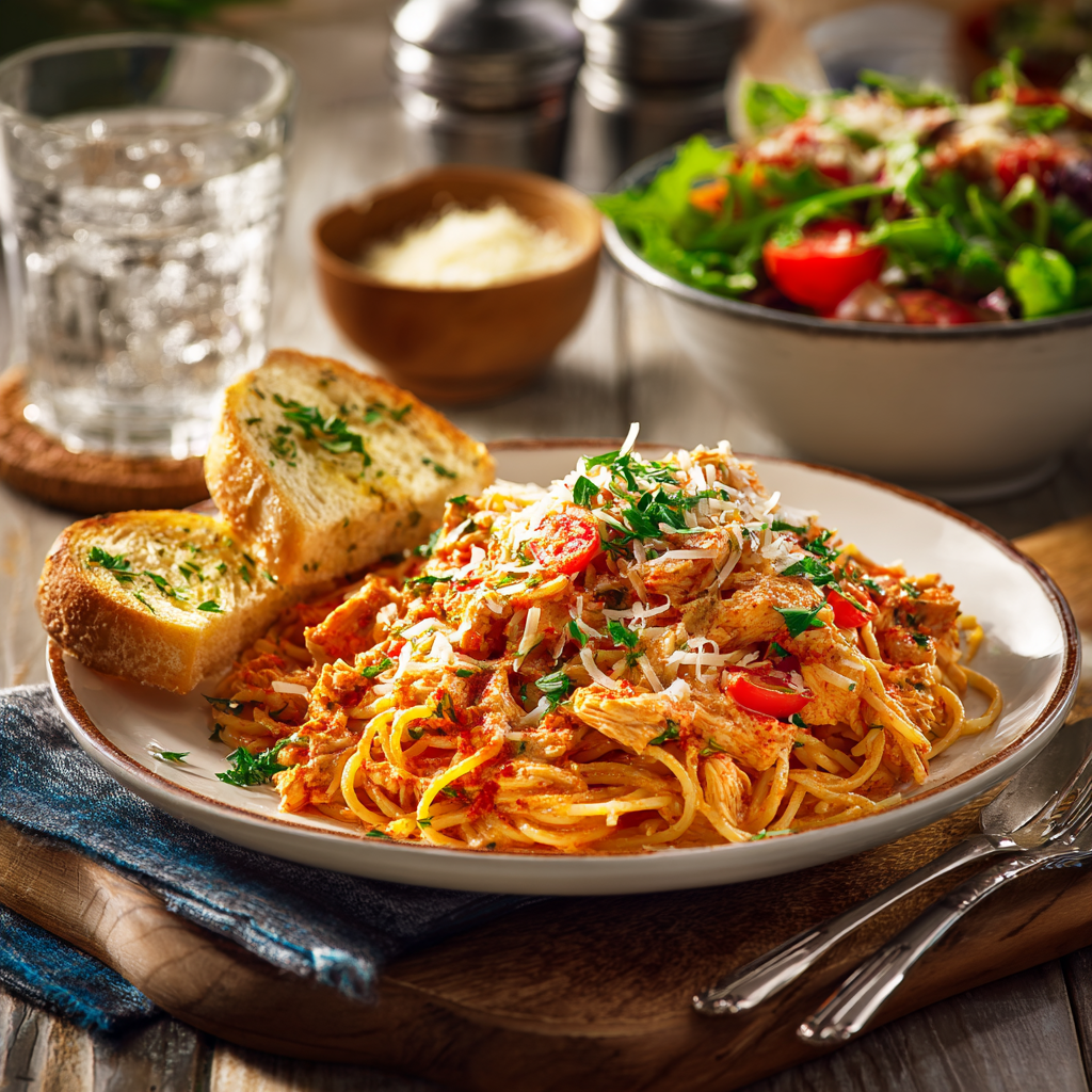 easy rotel chicken spaghetti recipe