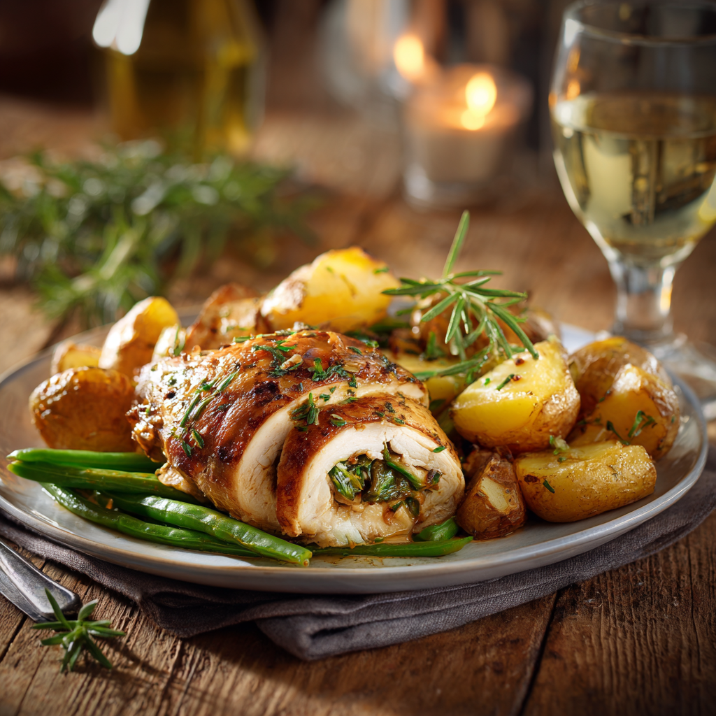 easy stuffed chicken breast recipes with stuffing
