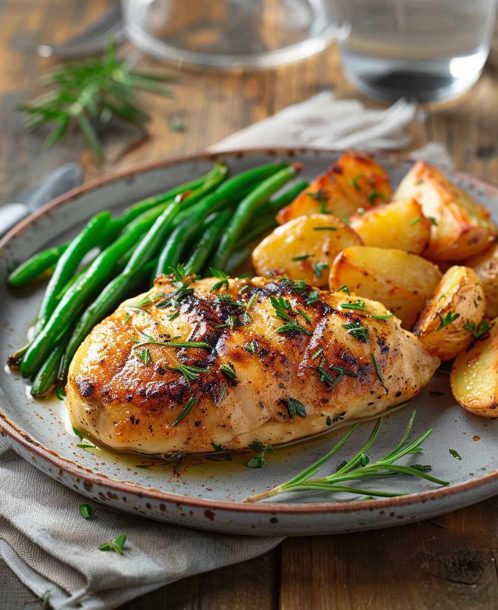 garlic butter baked chicken breast