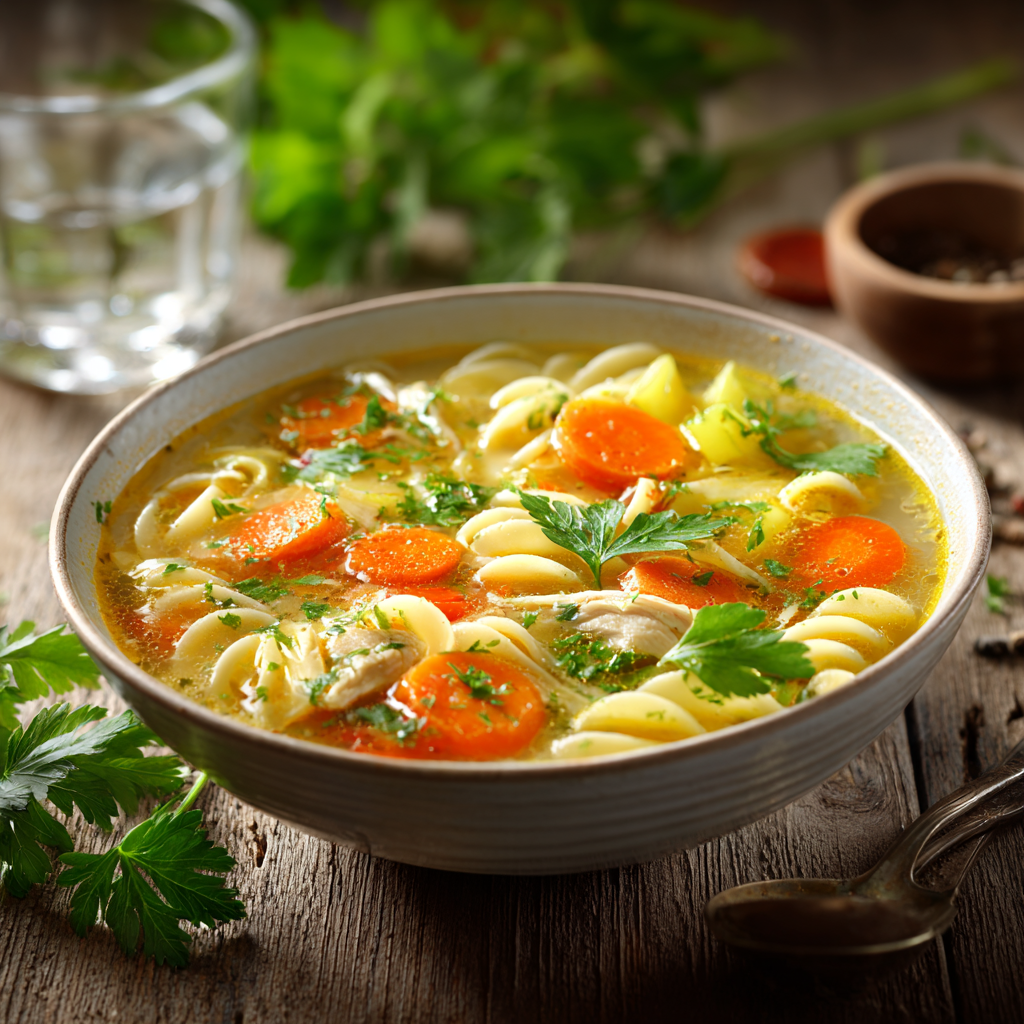 gluten free chicken noodle soup recipe