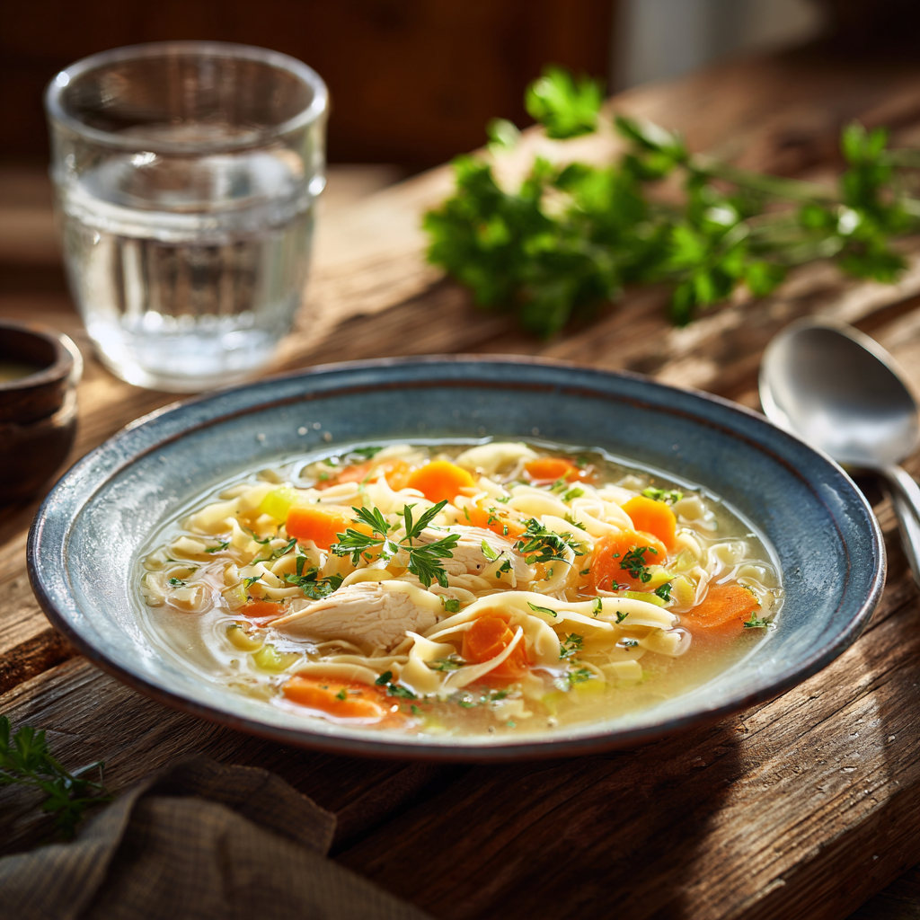 gluten free chicken noodle soup recipe