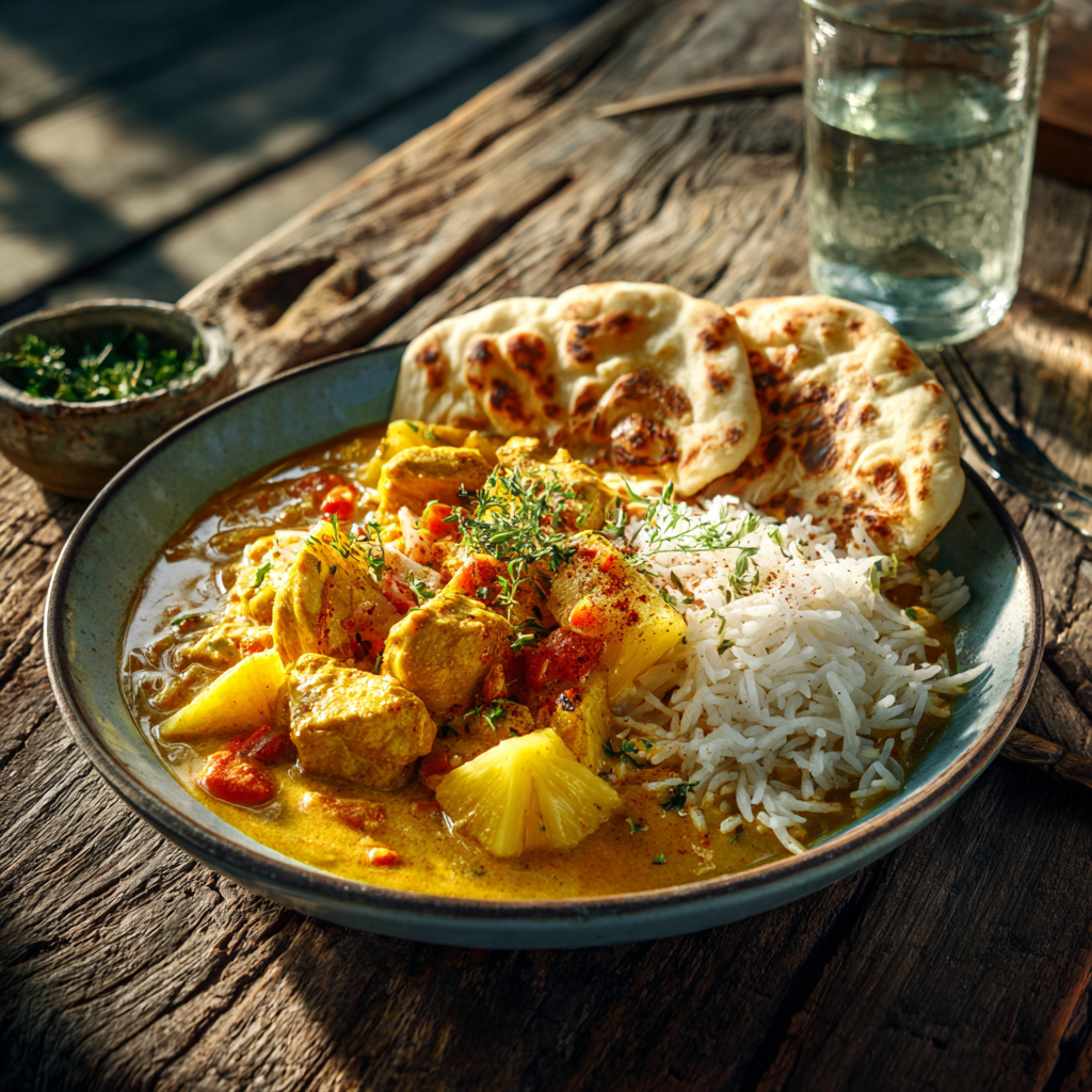 pineapple chicken curry recipe