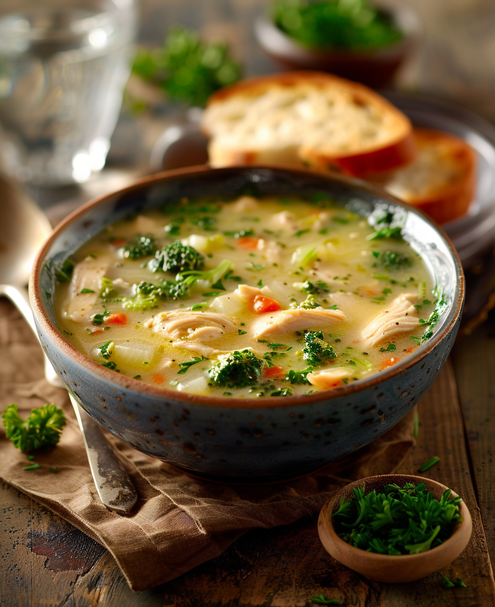 chicken and broccoli soup recipe