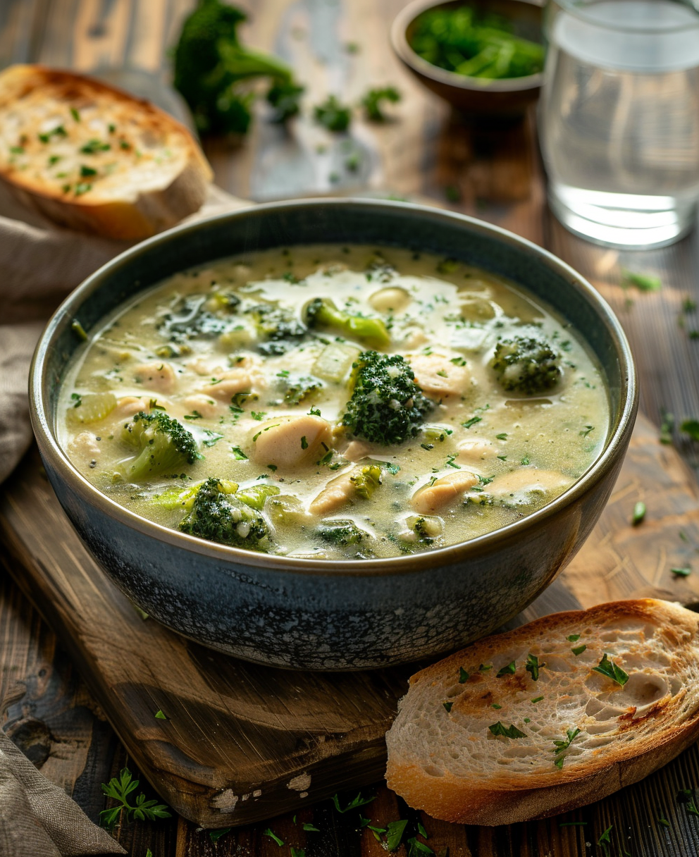 chicken and broccoli soup recipe
