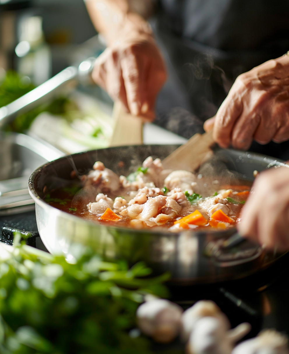 chicken feet soup recipe