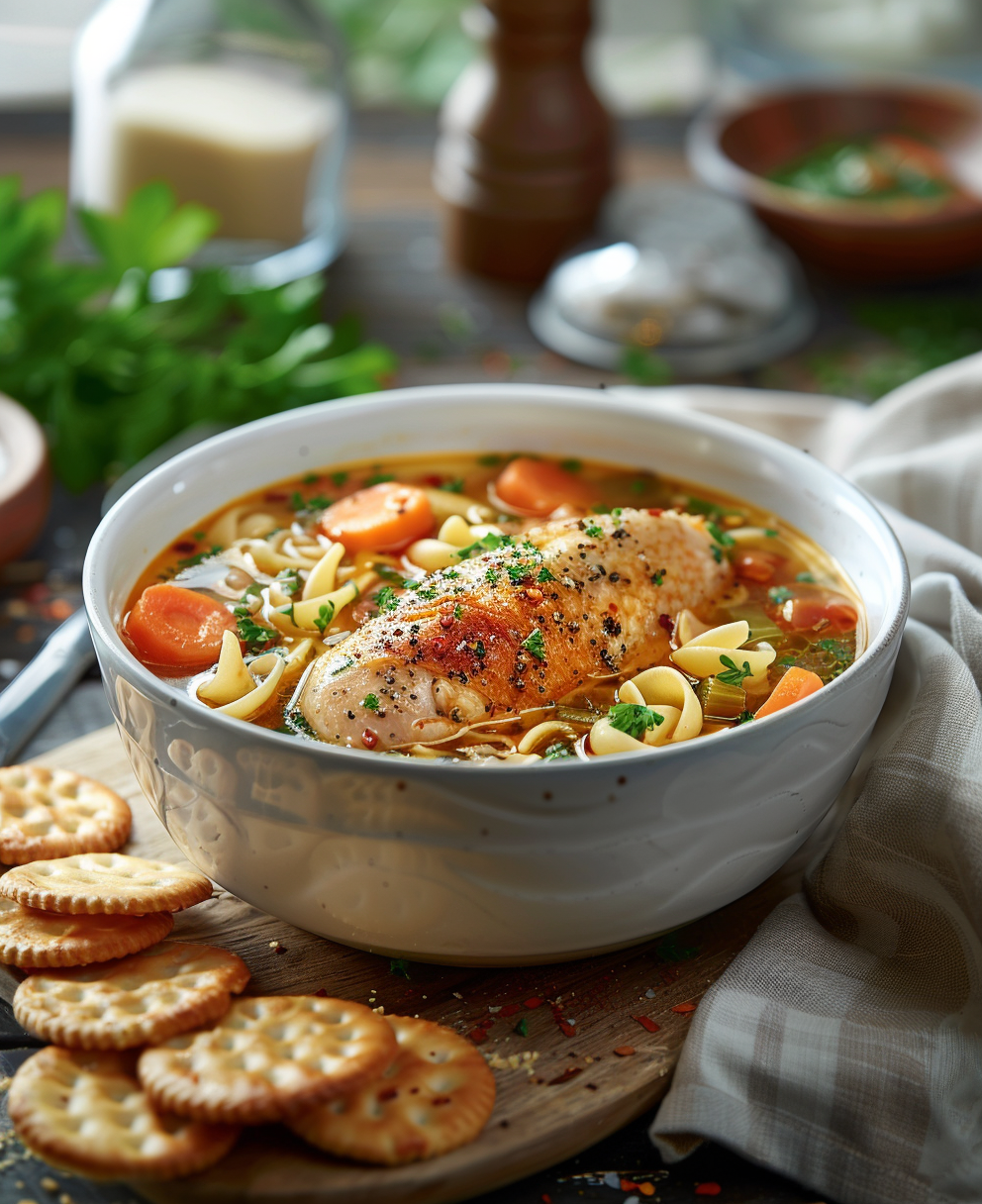chicken noodle soup recipe whole chicken