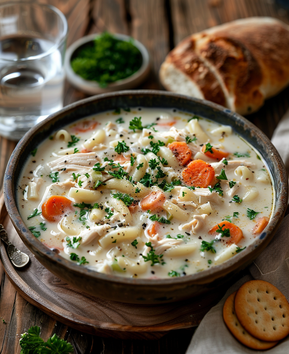 crack chicken noodle soup recipe