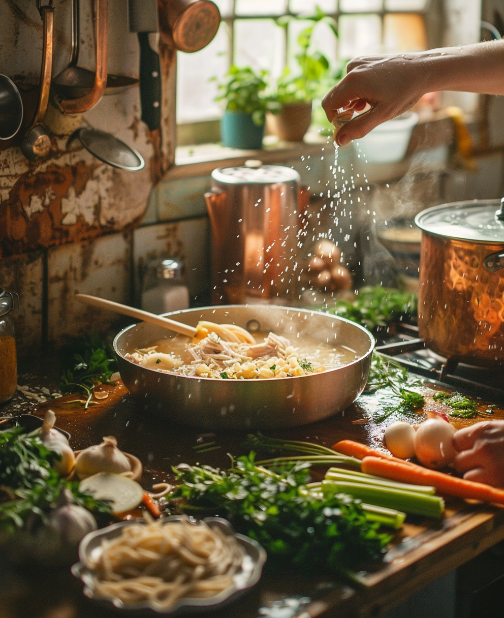 crack chicken noodle soup recipe