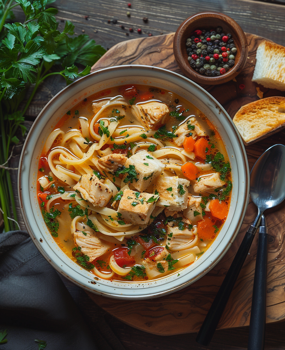 jamaican chicken noodle soup recipe
