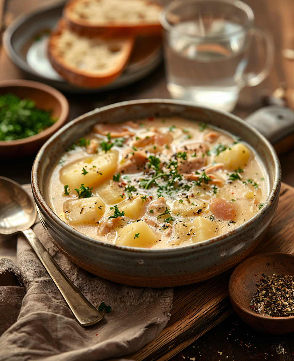 potato chicken soup recipe