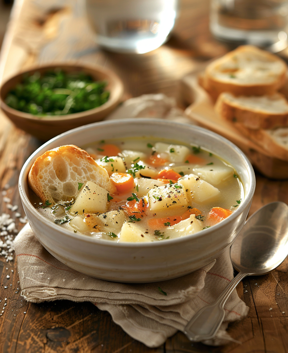 potato chicken soup recipe