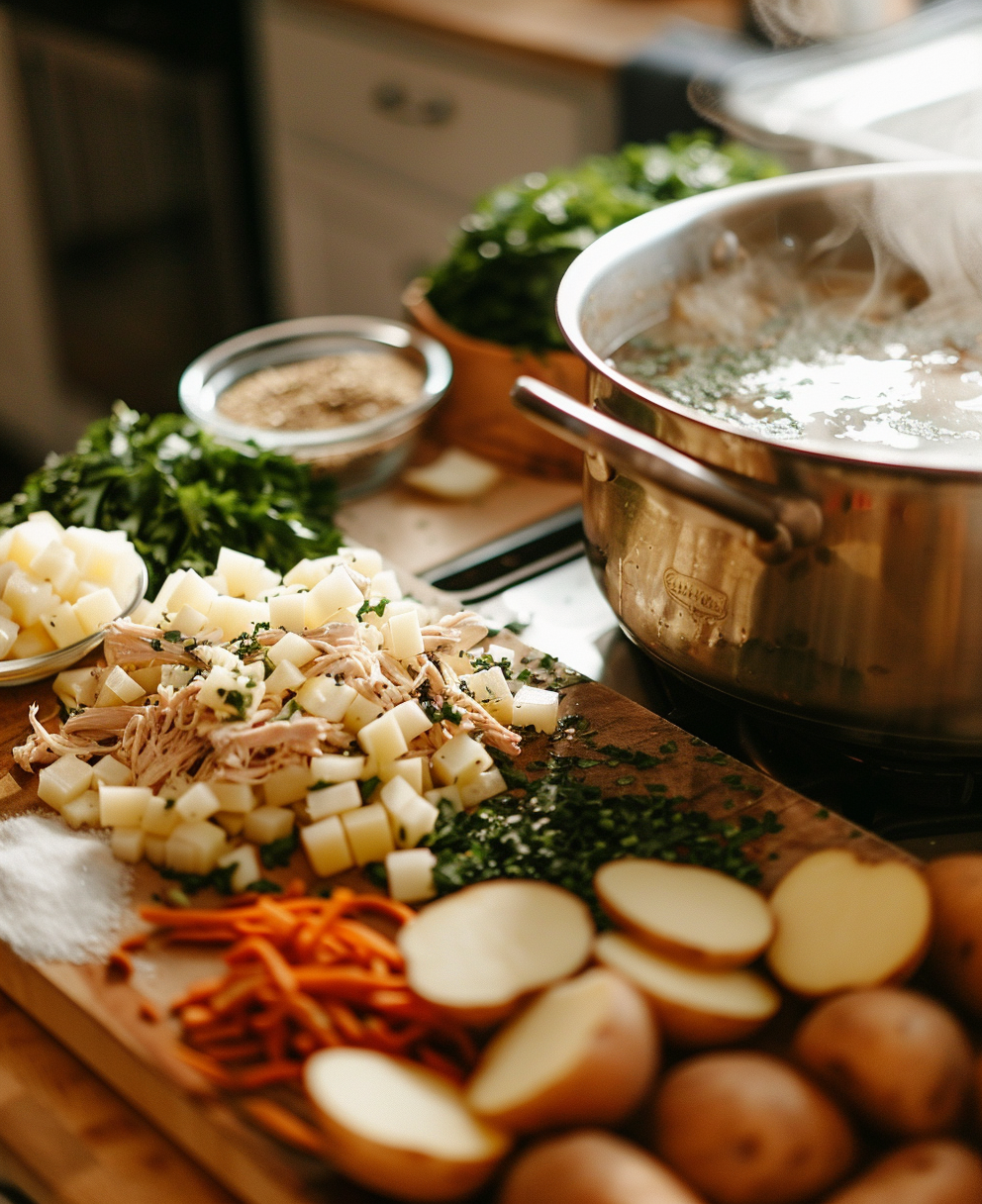 potato chicken soup recipe