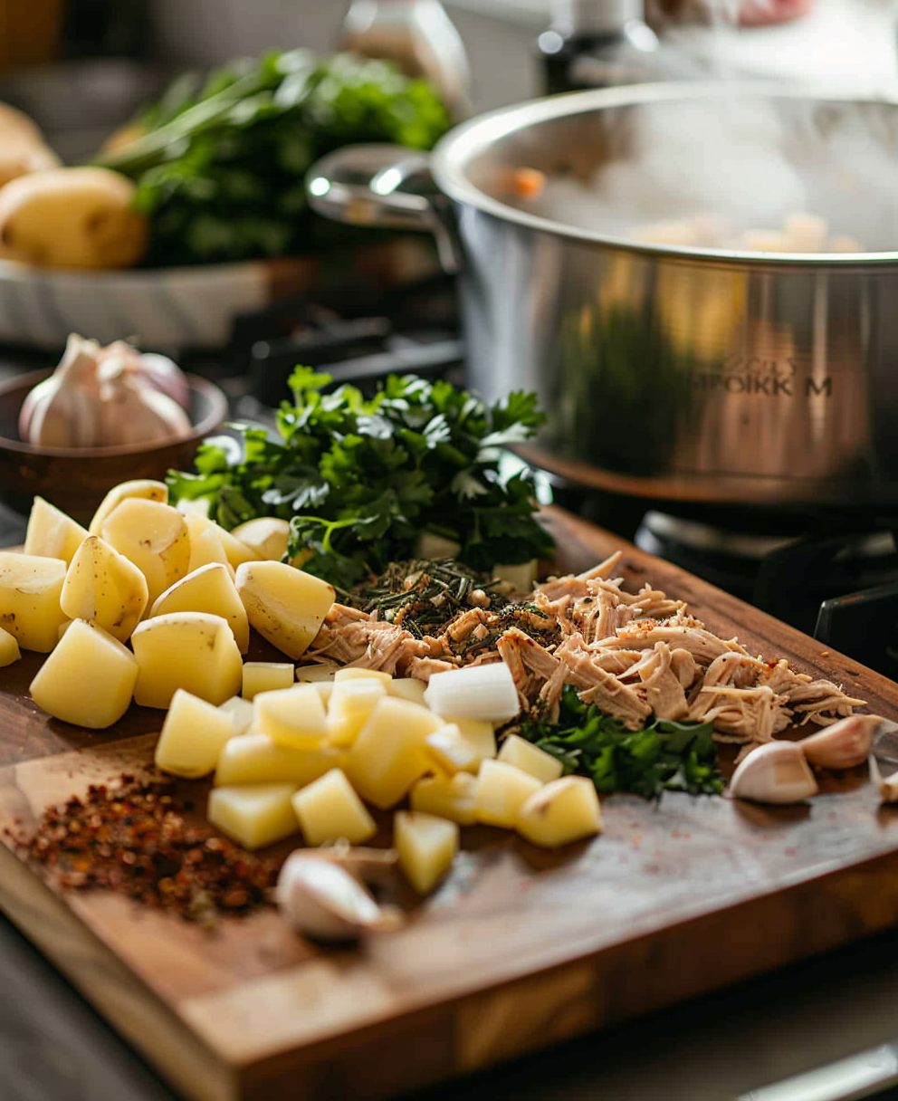 potato chicken soup recipe