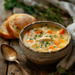 recipe for demos chicken and rice soup
