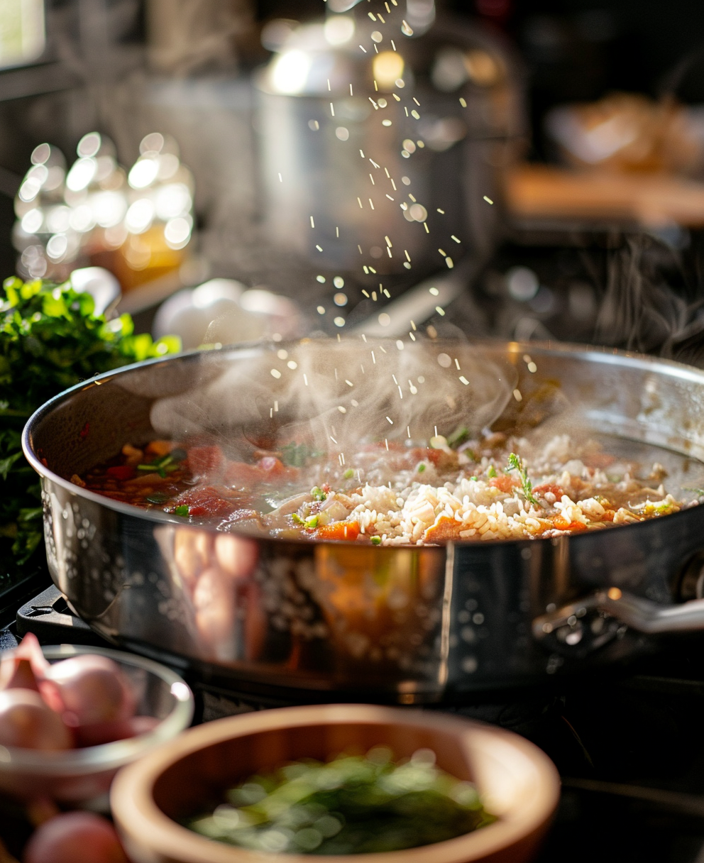 recipe for demos chicken and rice soup