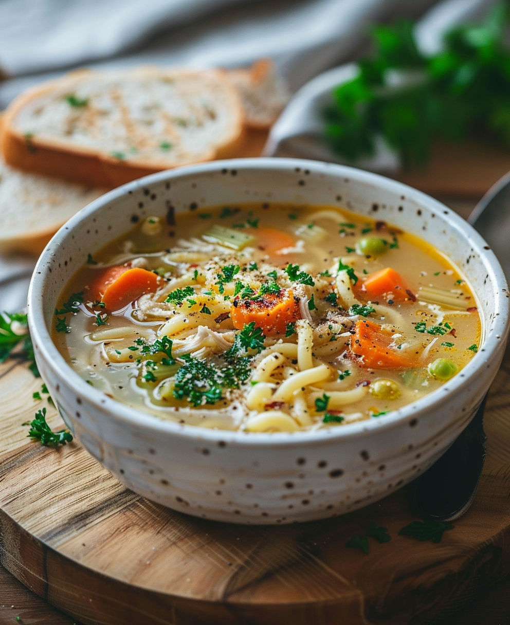vegan chicken noodle soup recipe