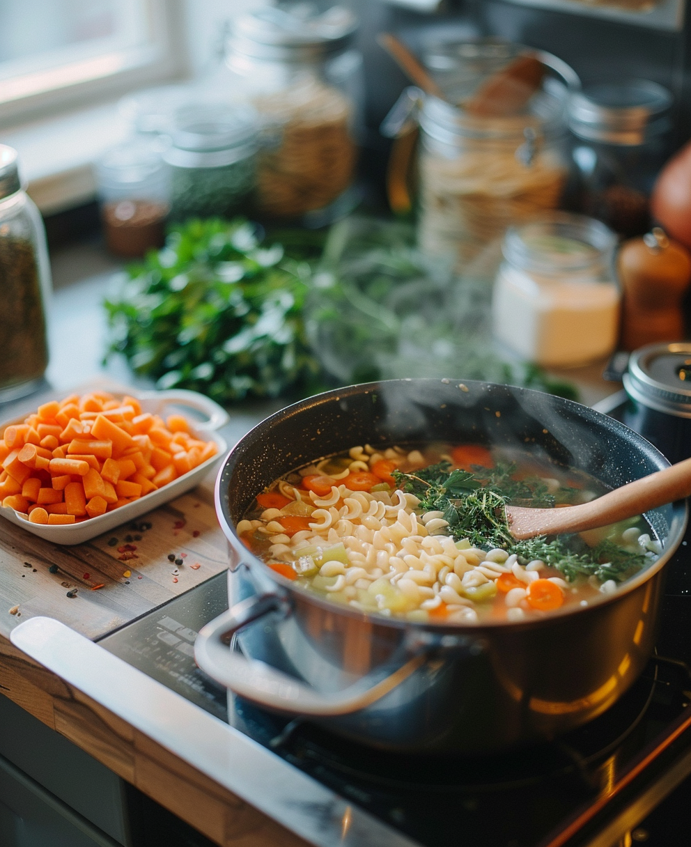vegan chicken noodle soup recipe