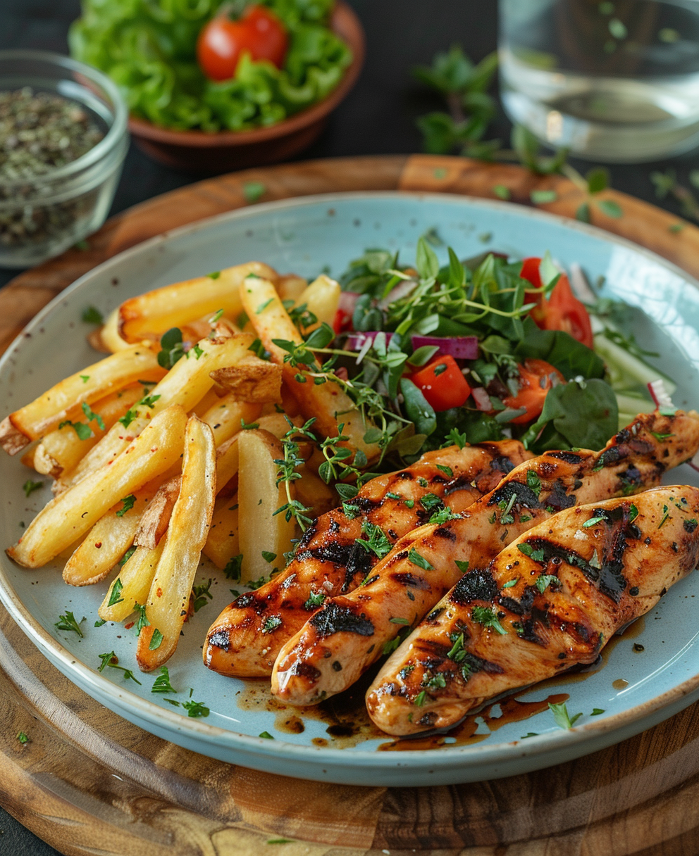 grilled chicken fingers