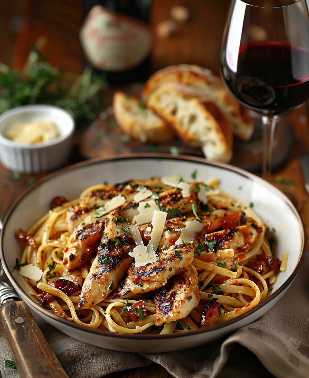 grilled chicken pasta