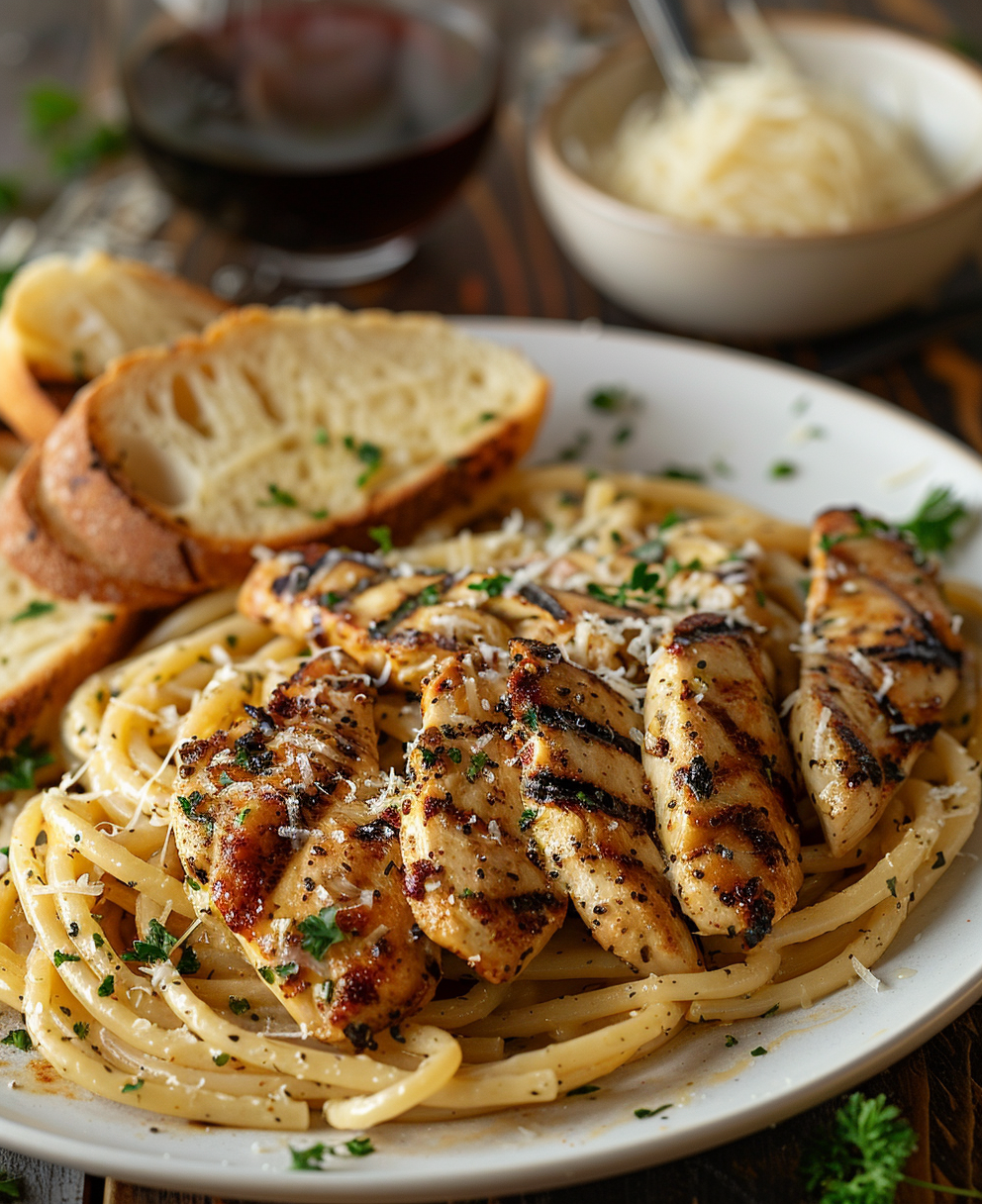 grilled chicken pasta