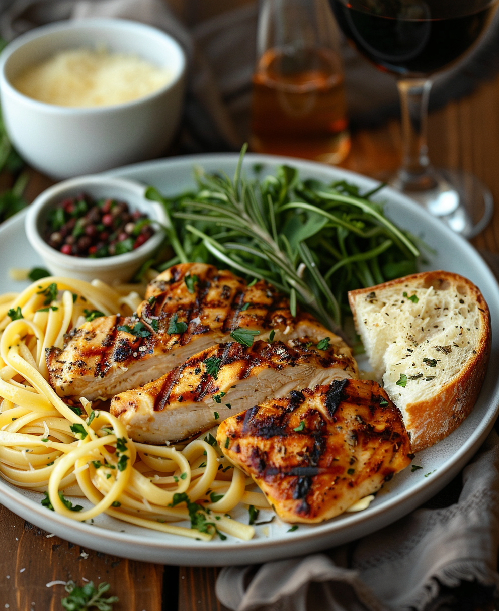 grilled chicken pasta