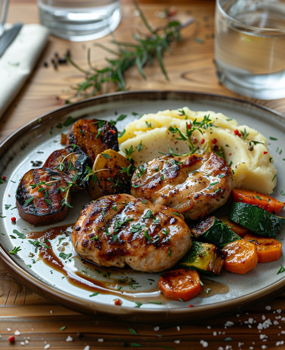 grilled chicken patties