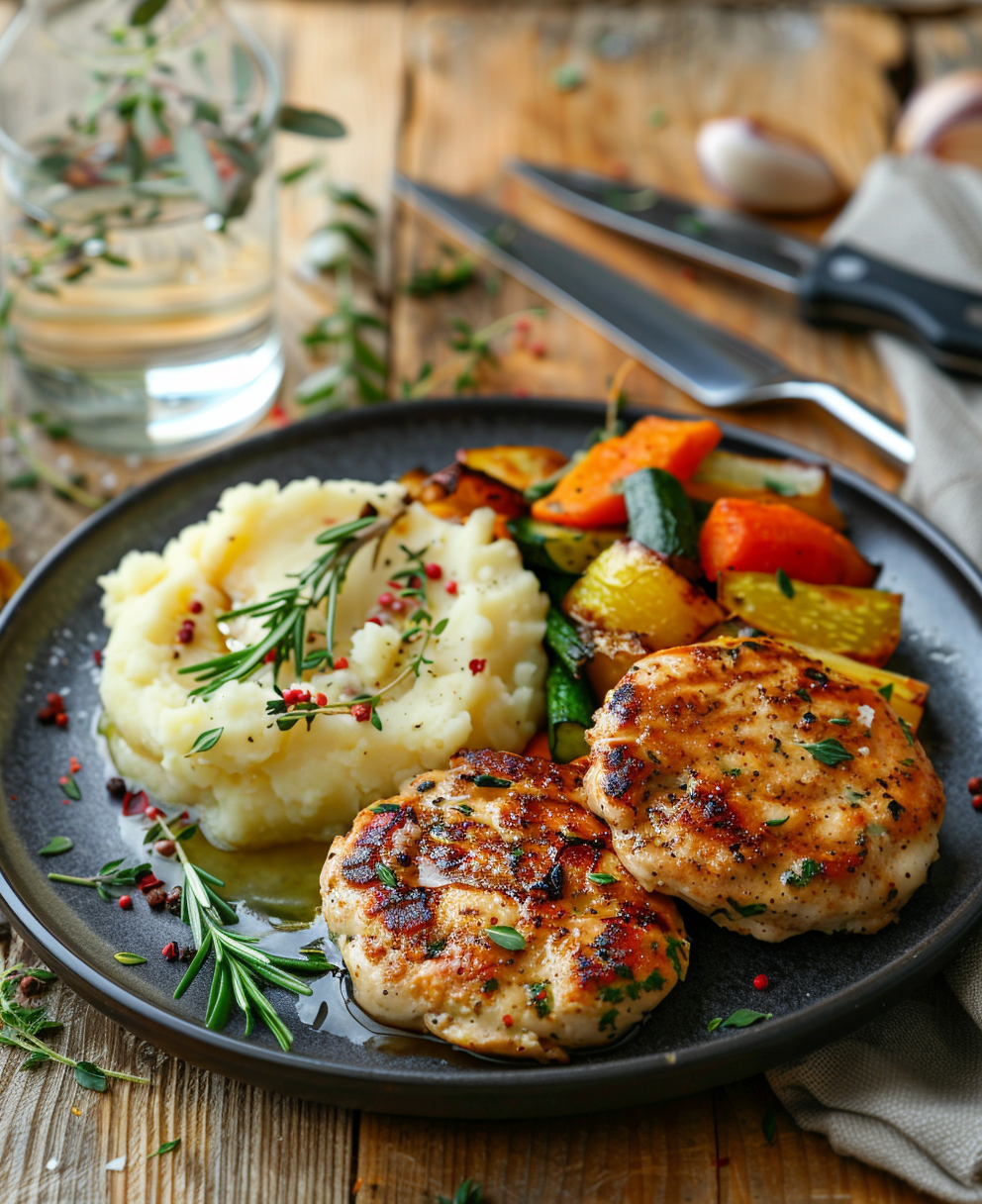 grilled chicken patties