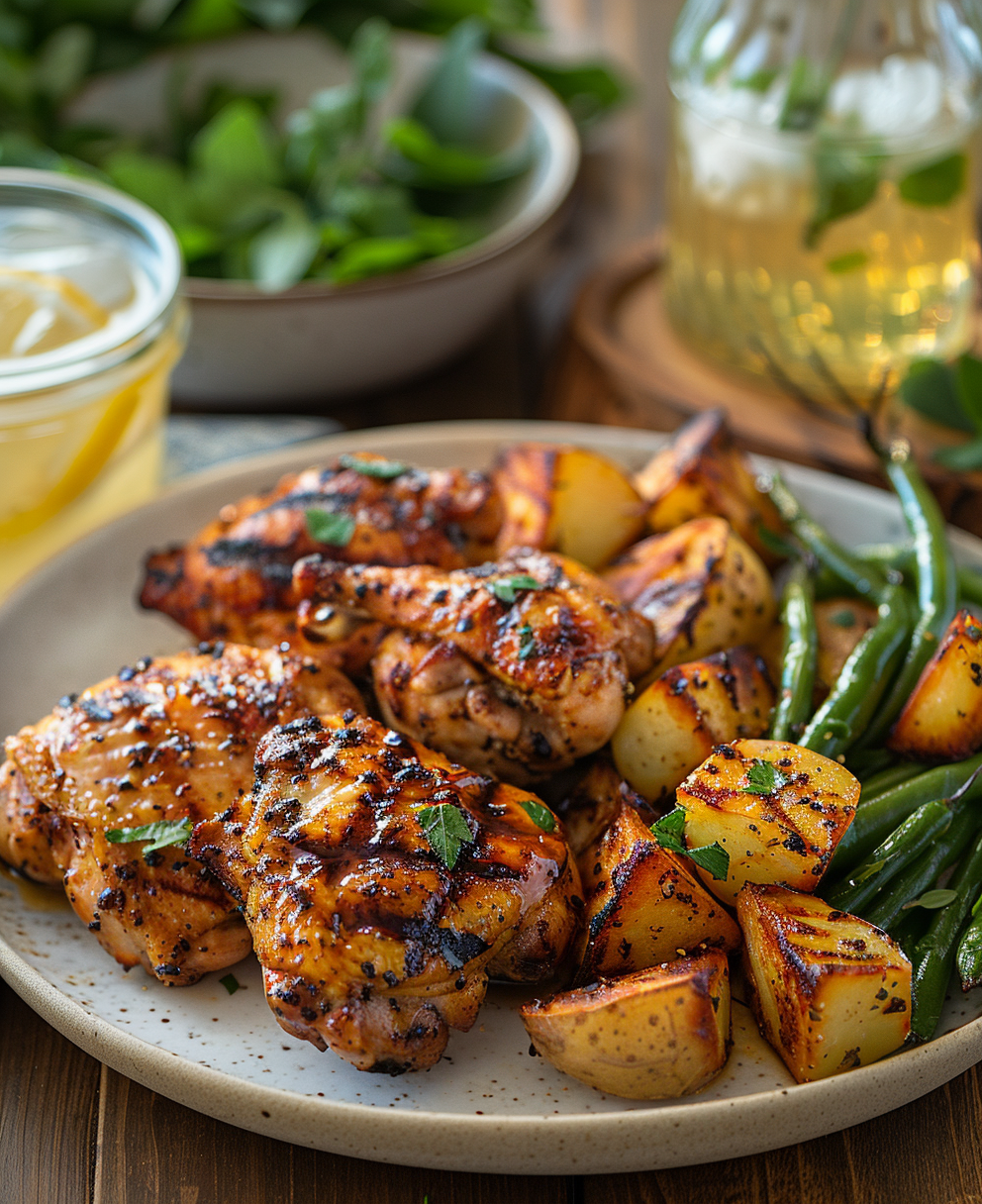 chicken thighs on pellet grill