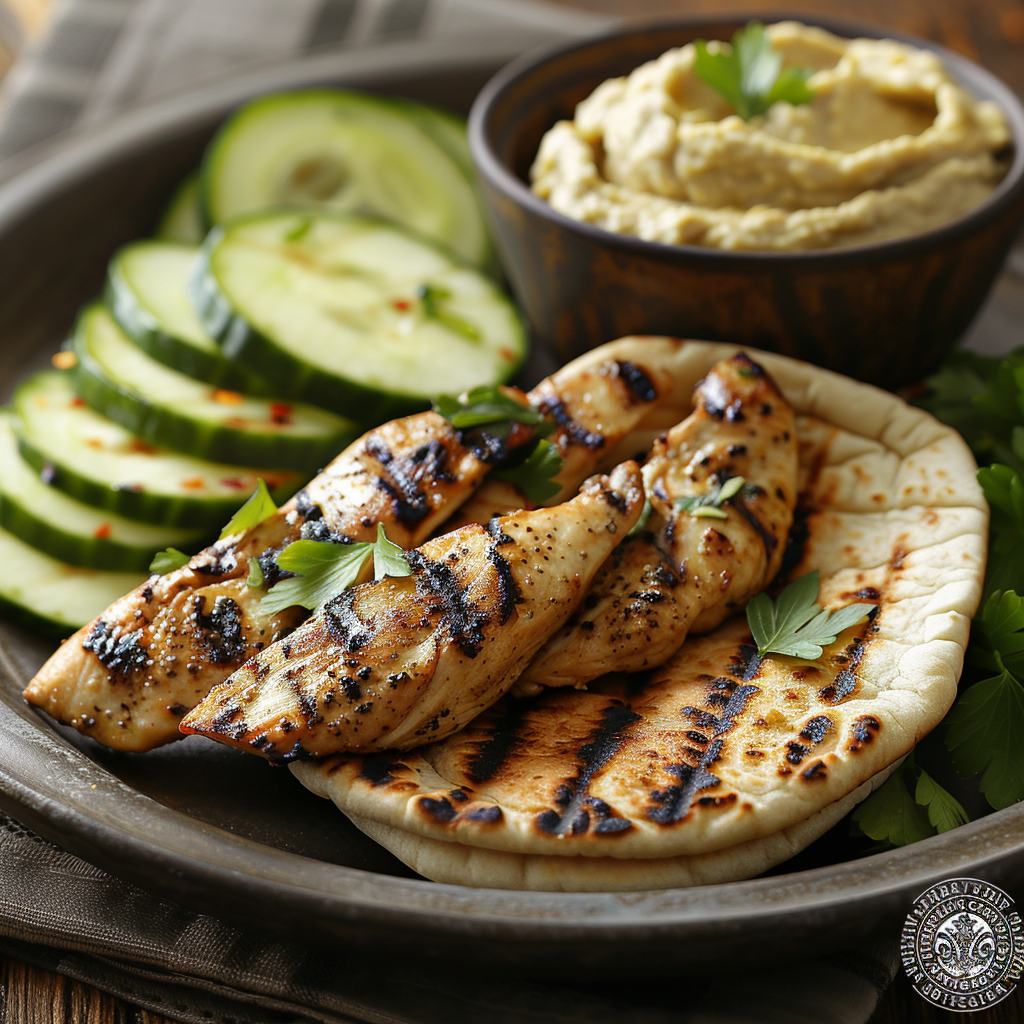 grilled chicken pita