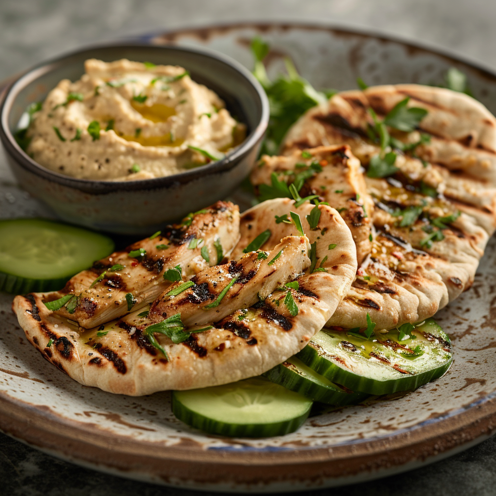 grilled chicken pita