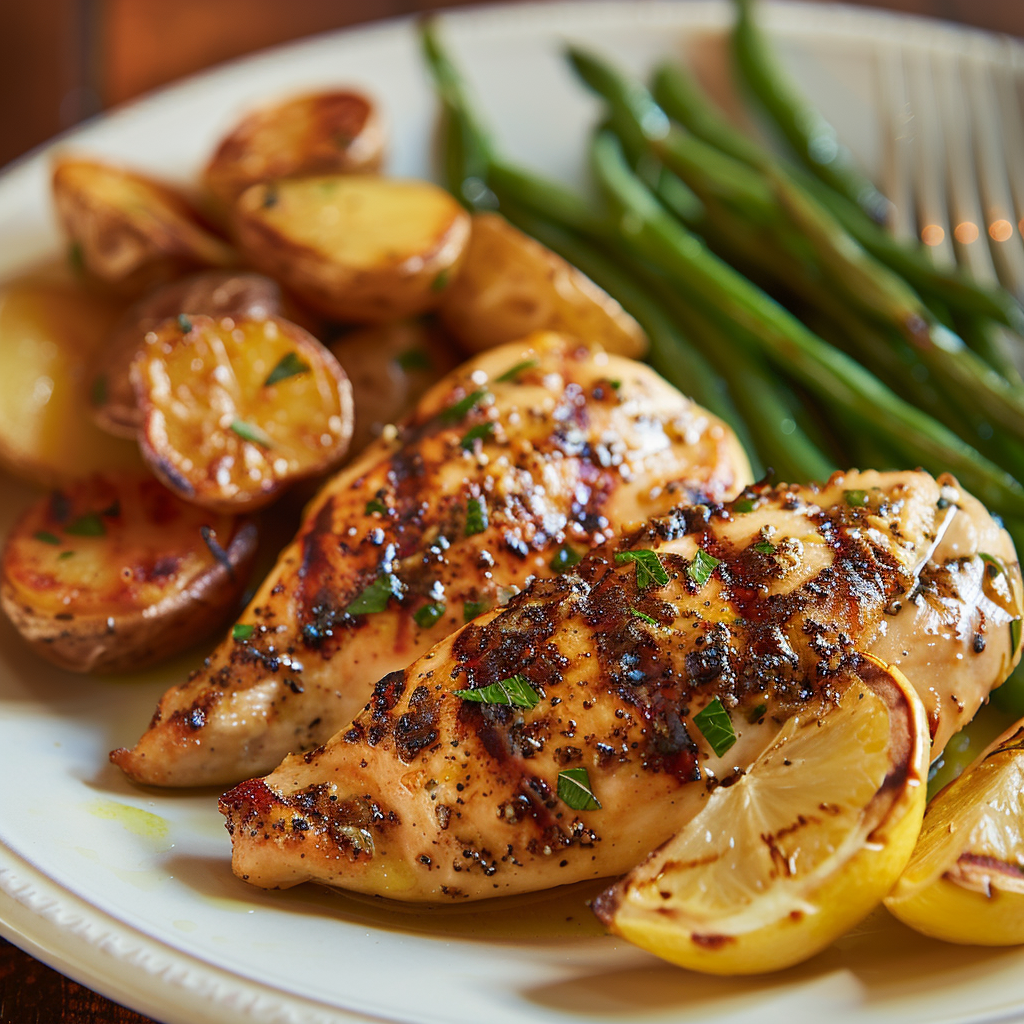 grilled lemon pepper chicken