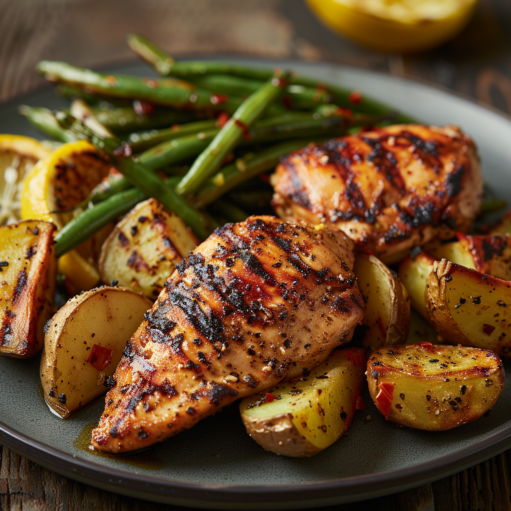 grilled lemon pepper chicken