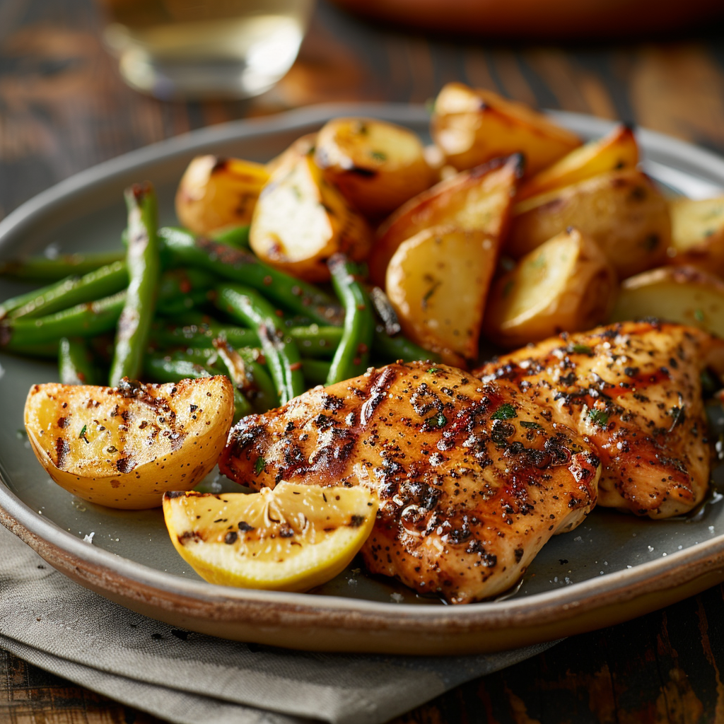 grilled lemon pepper chicken