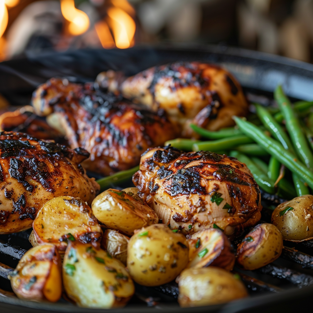 spatchcock chicken pellet grill