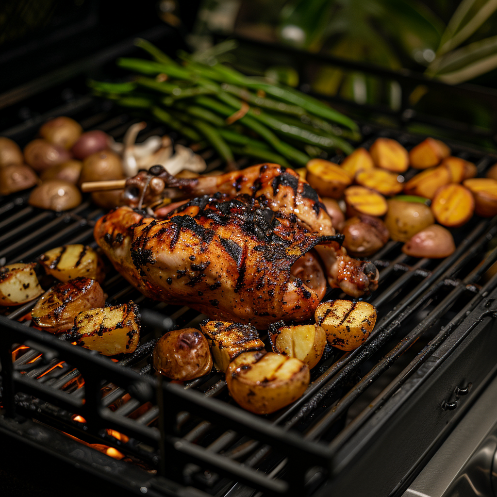 spatchcock chicken pellet grill